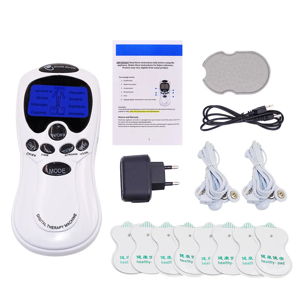 EMS Tens Machine Physiotherapy Electric Tens Unit Relaxation, Health Care, pain relief or Muscle Stimulator Electrostimulator