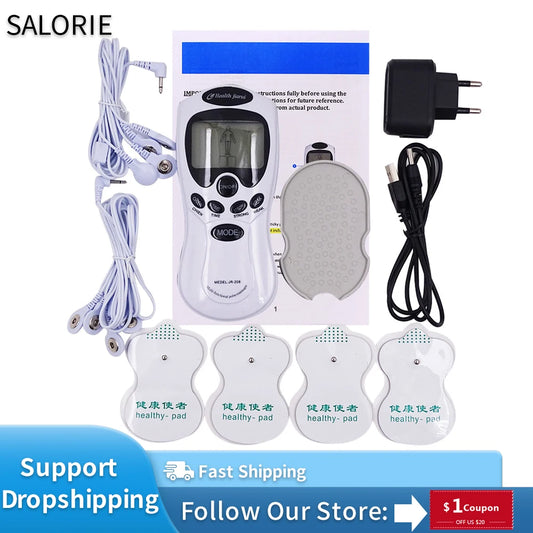 EMS Tens Machine Physiotherapy Electric Tens Unit Relaxation, Health Care, pain relief or Muscle Stimulator Electrostimulator