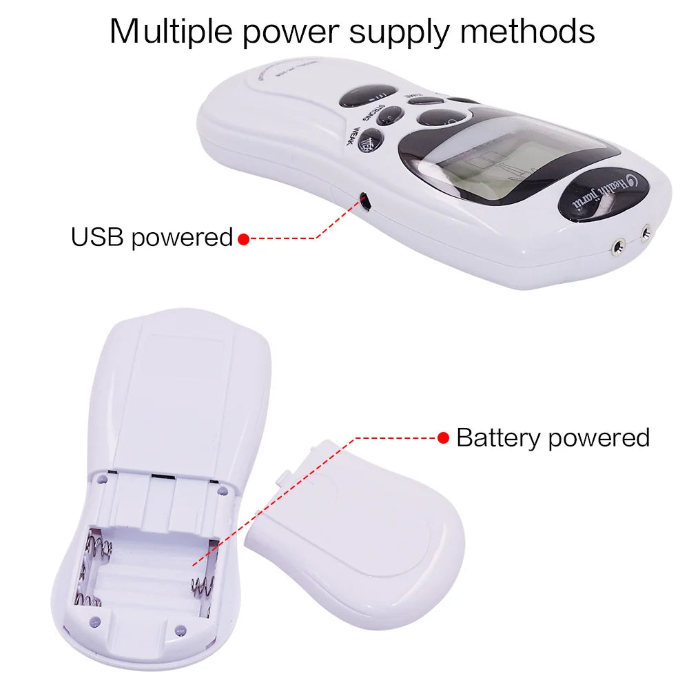 EMS Tens Machine Physiotherapy Electric Tens Unit Relaxation, Health Care, pain relief or Muscle Stimulator Electrostimulator