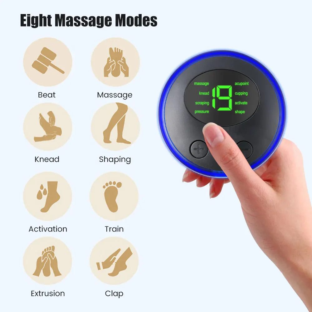 Mini Portable EMS Neck Massager Electric Neck Stimulator for Cervical Muscle Pain Relief And Shoulder Relaxation Massage Patch