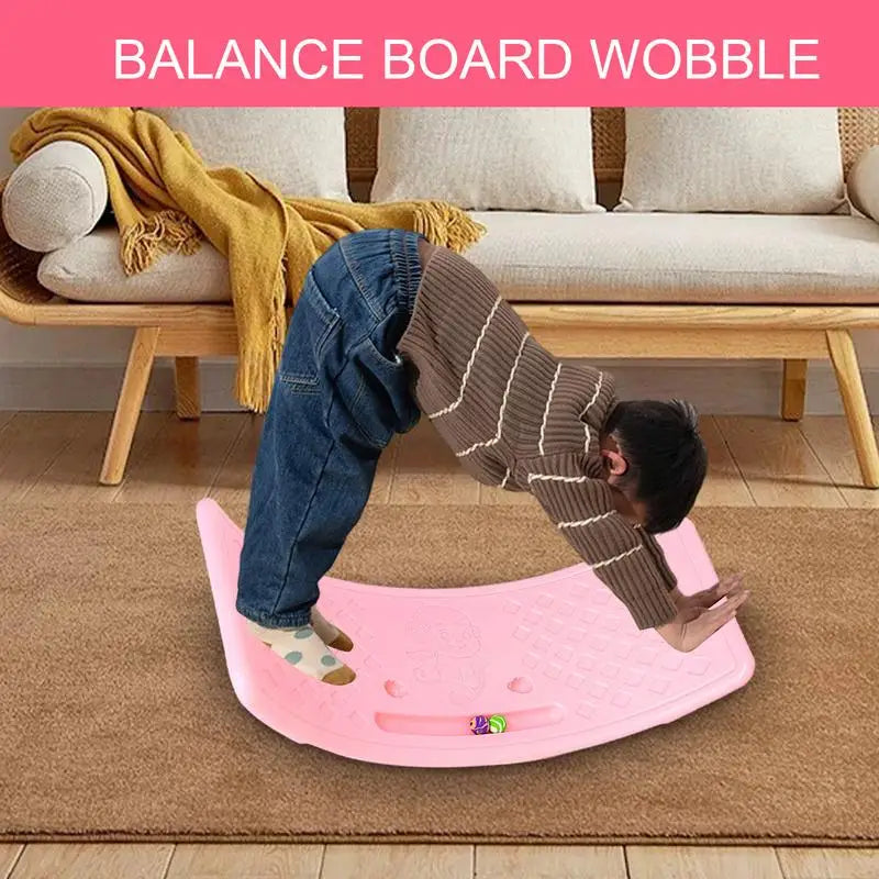 Kids Rocking Balance Seesaw Board Physical Coordination, balance, gross motor Training Equipment Game Teeterboard Play Toy Plate