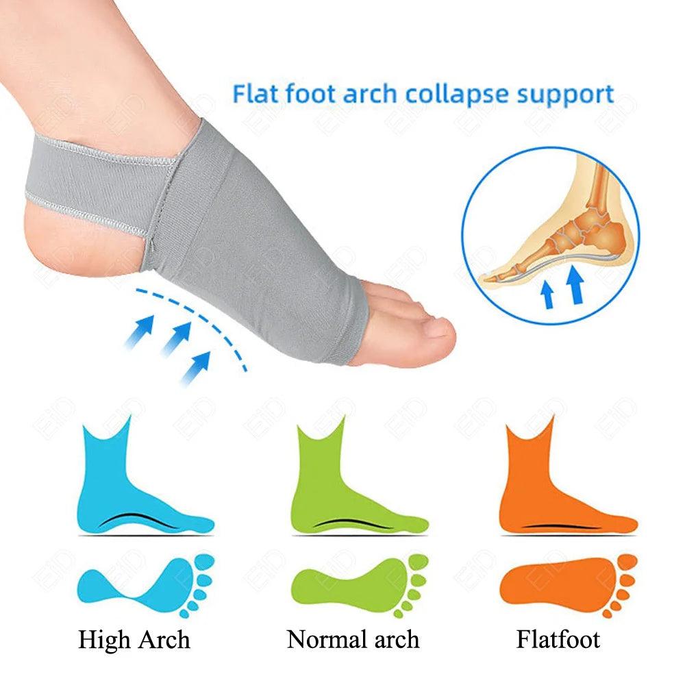 Flat Feet Arch Support Orthopedic Insoles Bandage Pads For Shoes Men Women Foot Valgus Varus Sports Insoles Shoe Inserts Cushion