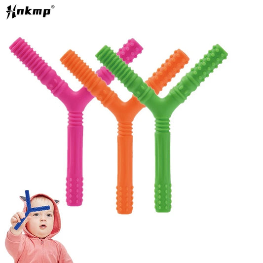 Kid Chewing Tube Speech Therapy Teeth Massager Children Talk Tools for Autism Sensory Speak Oral Muscle Rehabilitation Training