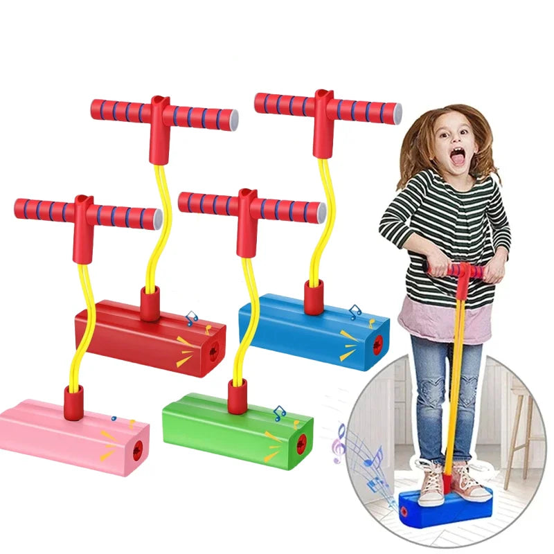 kid's long height balance toy foam bouncing strength training, gross motor toy frog jumping sports kid indoor outdoor sport fitness equipment